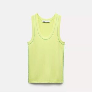 Zara Basic knit tank top size S